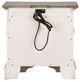 Liberty Furniture Abbey Park Antique White/Weathered Brown Nightstand-5