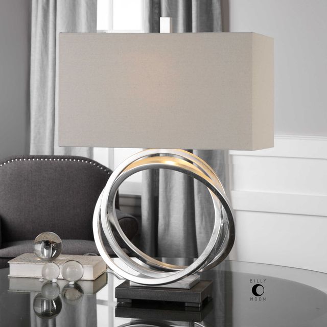 Uttermost Soroca Metallic Silver Leaf Table Lamp-1