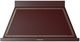 Ilve® Nostalgie II Noblesse 48" Burgundy Wall Mounted Range Hood with Burnished Trim-0