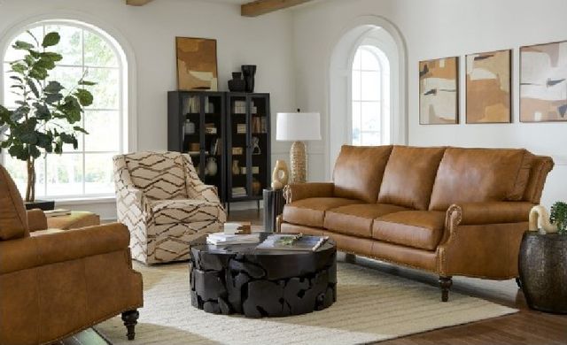Craftmaster® Customizable CM Leather 89" Sofa-1