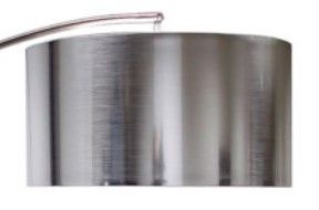 Stylecraft Brushed Steel Floor Lamp-1