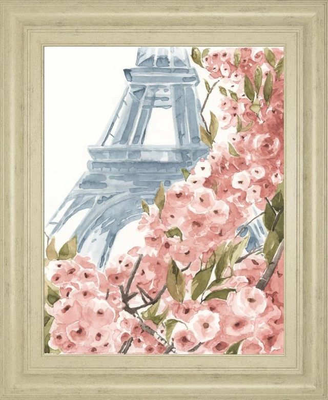 Classy Art Paris Cherry Blossoms II by Annie Warren Wall Art-0
