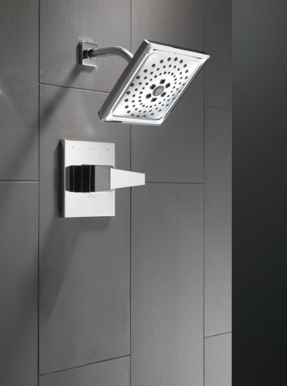 Delta Trillian® 14 Series Lumicoat® Chrome Stainless H2Okinetic Shower Only Trim-1