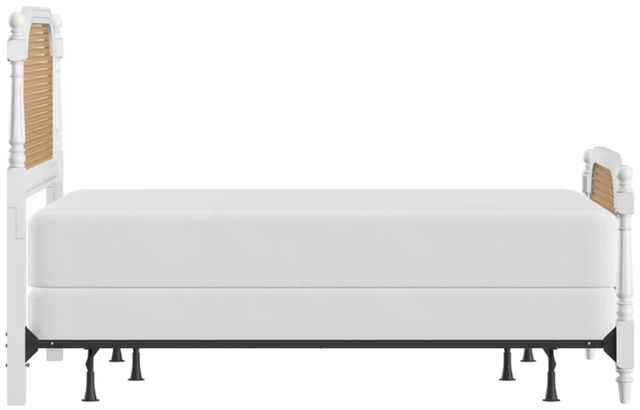 HH2 Home Melanie Classic White Queen Panel Bed with Frame-2