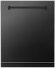 Zline Monument Series 24" Black Stainless Steel Dishwasher Panel-1