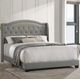 Intercon Rhyan Smoke Queen Upholstered Panel Bed-1