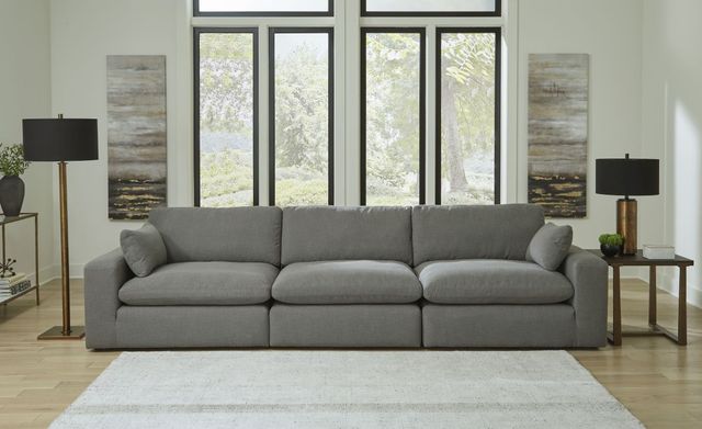 Benchcraft® Elyza 3-Piece Smoke Sectional-4