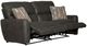Catnapper® Dorian Charcoal/Nutmeg Reclining Sofa-5