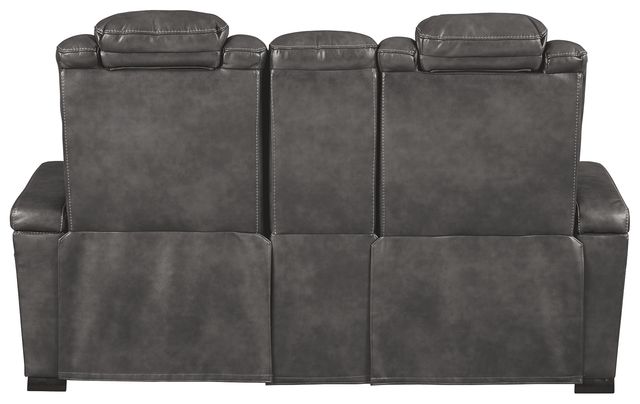 Signature Design by Ashley® Turbulance Quarry Power Reclining Loveseat-4