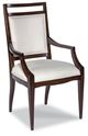 Woodbridge Furniture Addison Ebonized Mahogany/Repel Stainguard Upholstered Arm Chair-0