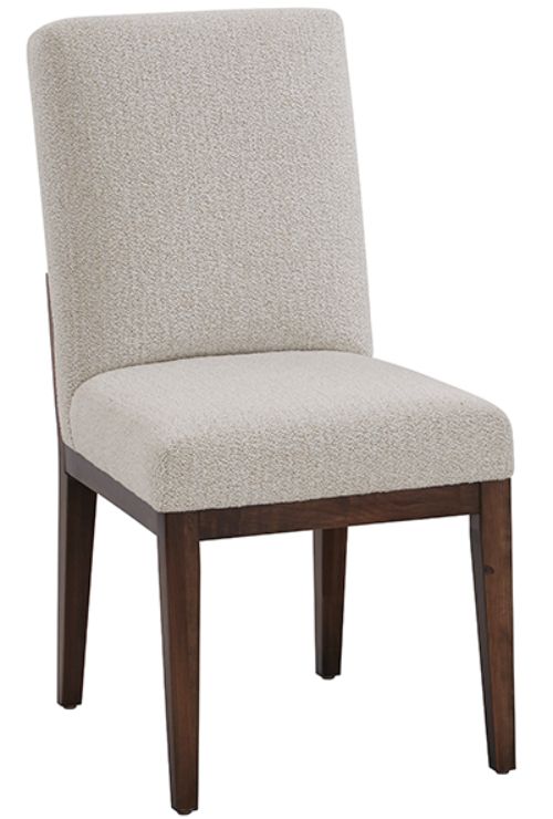 LM Co Home By Vaughan-Bassett Crafted Cherry by Ben & Erin Napier Dark Cherry/Oatmeal Upholstered Side Chair-0