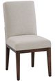LM Co Home By Vaughan-Bassett Crafted Cherry by Ben & Erin Napier Dark Cherry/Oatmeal Upholstered Side Chair-0