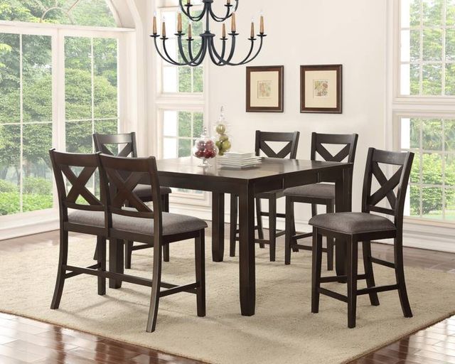 Urban Styles Furniture Monterey 6-Piece Cappuccino Dining Set-2