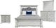 Vintage Furniture Castle 4-Piece Queen Upholstered Panel Bedroom Set-0