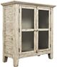Jofran Inc. Rustic Shores Scrimshaw Cream 2-Door Accent Cabinet-0