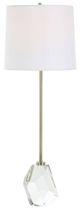 Uttermost® Valentina Crystal Cordless Buffet Lamp with Antique Brass Accent-0