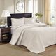 Olliix by Madison Park Cream King Quebec Reversible Bedspread Set-5