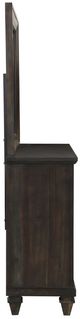 New Classic® Home Furnishings Sevilla Walnut Dresser and Mirror Set-4