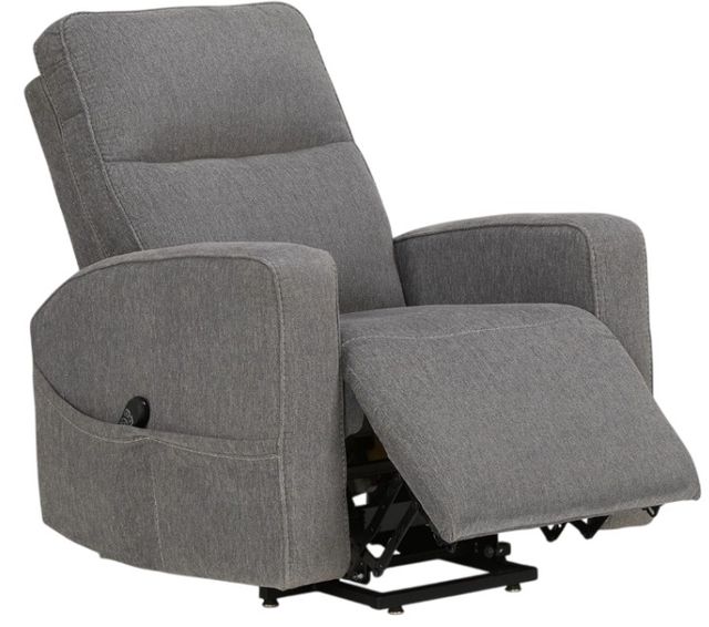 Signature Design by Ashley® Starganza Gray Power Lift Recliner-3