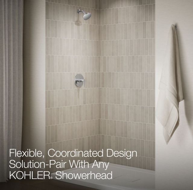KOHLER® Pitch® Rite-Temp® Polished Chrome Shower Trim Kit-4
