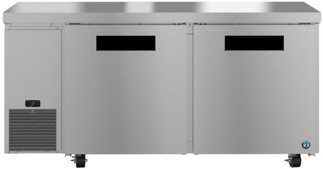 Hoshizaki Steelheart® 67" 19.97 Cu. Ft. Stainless Steel Two Section Undercounter Side Mount Freezer-0