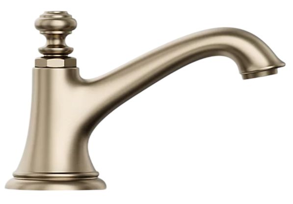 KOHLER® Artifacts® with Bell Design Vibrant Brushed Bronze Bathroom Sink Faucet Spout-2
