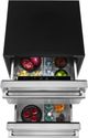 JennAir® NOIR™ 24" 4.7 Cu. Ft. Stainless Steel Double-Refrigerator Drawers-3