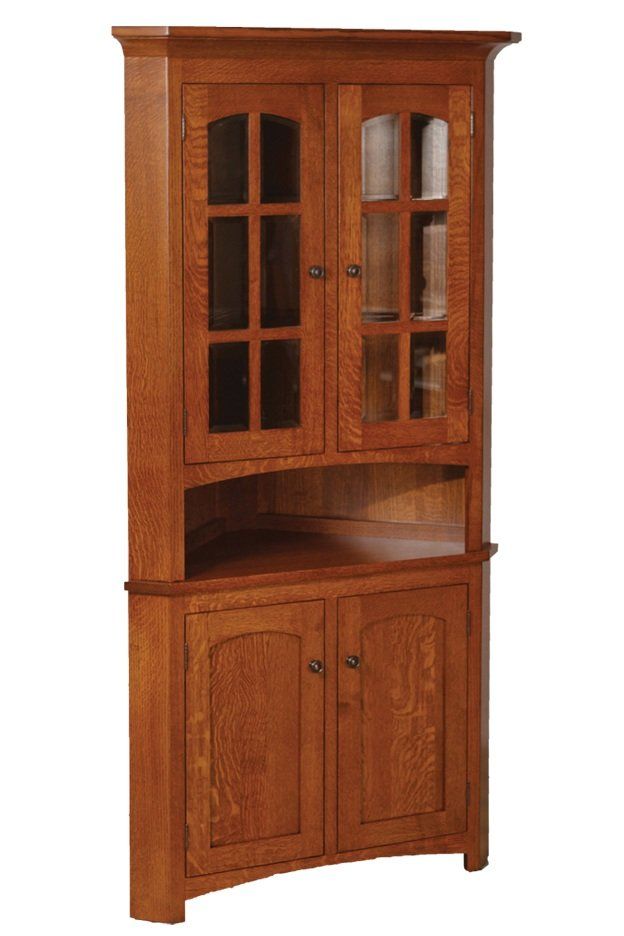 Door County Hilton Corner Cabinet 80"H x 30"W-0
