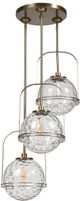 Uttermost® Mimas Antique Brass 3-Light Cluster Pendant-4