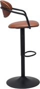 Zuo® Modern Kirby Black/Vintage Brown Bar Stool-2