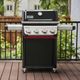 Weber® Spirit® E-425C 4-Burner Black Freestanding Natural Gas Grill-2