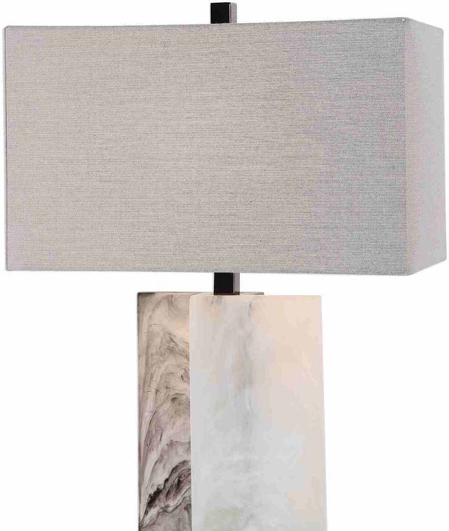 Uttermost® Vanda Polished Black Nickel Table Lamp-4