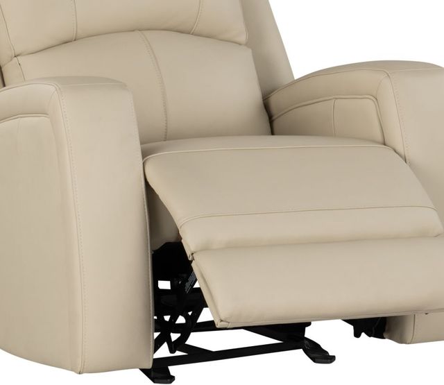 Leather Italia™ Cambria Aria Taupe Stone Power Glider Recliner with Lumbar-1