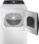 GE Profile™ 7.4 Cu. Ft. White Front Load Gas Dryer-1