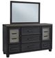 Signature Design by Ashley® Foyland Black/Brown Dresser and Mirror-0