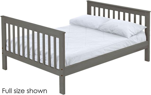 Crate Designs™ Furniture Graphite Full XL Tall Mission Lower Youth Bunk Bed-0