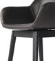 Four Hands Hannah Sonoma Black Swivel Bar Stool-5