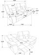 Coaster® Greer 3-Piece Dark Brown Manual Reclining Living Room Set-3
