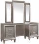 Mazin Furniture Tamsin Silver Gray Metallic Vanity Set-1