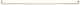Zephyr Satin Gold Range Hood Accent Rail-0