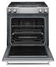 KitchenAid® 30" Stainless Steel Slide-In Dual Fuel Range-1
