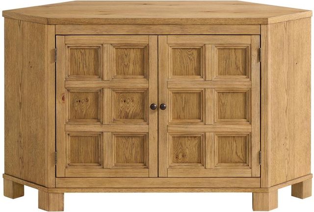 Martin Svensson Prairie Oak Panel Door Corner TV Stand-1