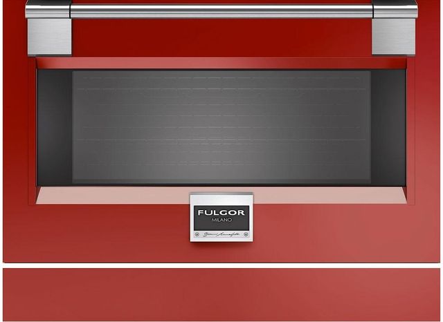Fulgor® Milano 36" Glossy Red Pro Range Door Kit-0
