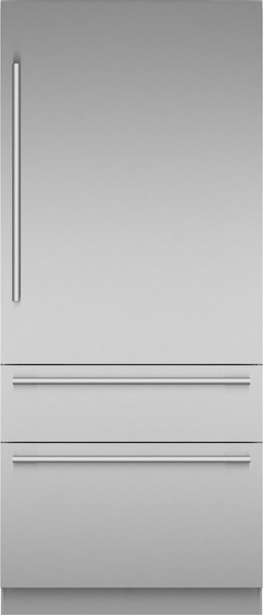 Thermador® Freedom® Masterpiece® 36" 18.7 Cu. Ft. Stainless Steel Built-In Bottom Freezer Refrigerator-0