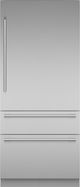 Thermador® Freedom® Masterpiece® 36" 18.7 Cu. Ft. Stainless Steel Built-In Bottom Freezer Refrigerator-0