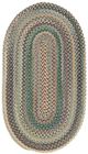 Capel Rugs Bear Creek Misty Blue 20" x 30" Oval Throw Rug-0