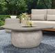 Classic Home Britney Light Gray Outdoor Round Coffee Table-1