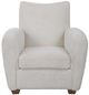 Uttermost® Teddy Off-White Shearling Accent Chair-3