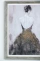 A & B Home Robyn Black/Gray Framed Art-3