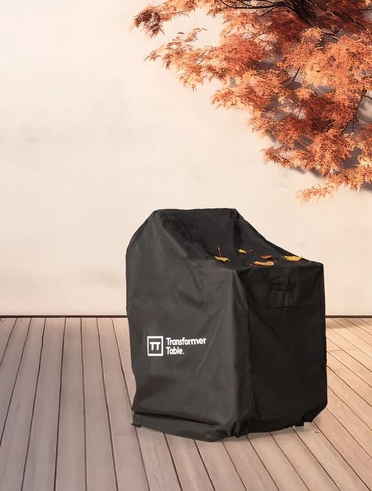 Transformer Table Transformer Black Polyester Outdoor Chair Stack Cover-3